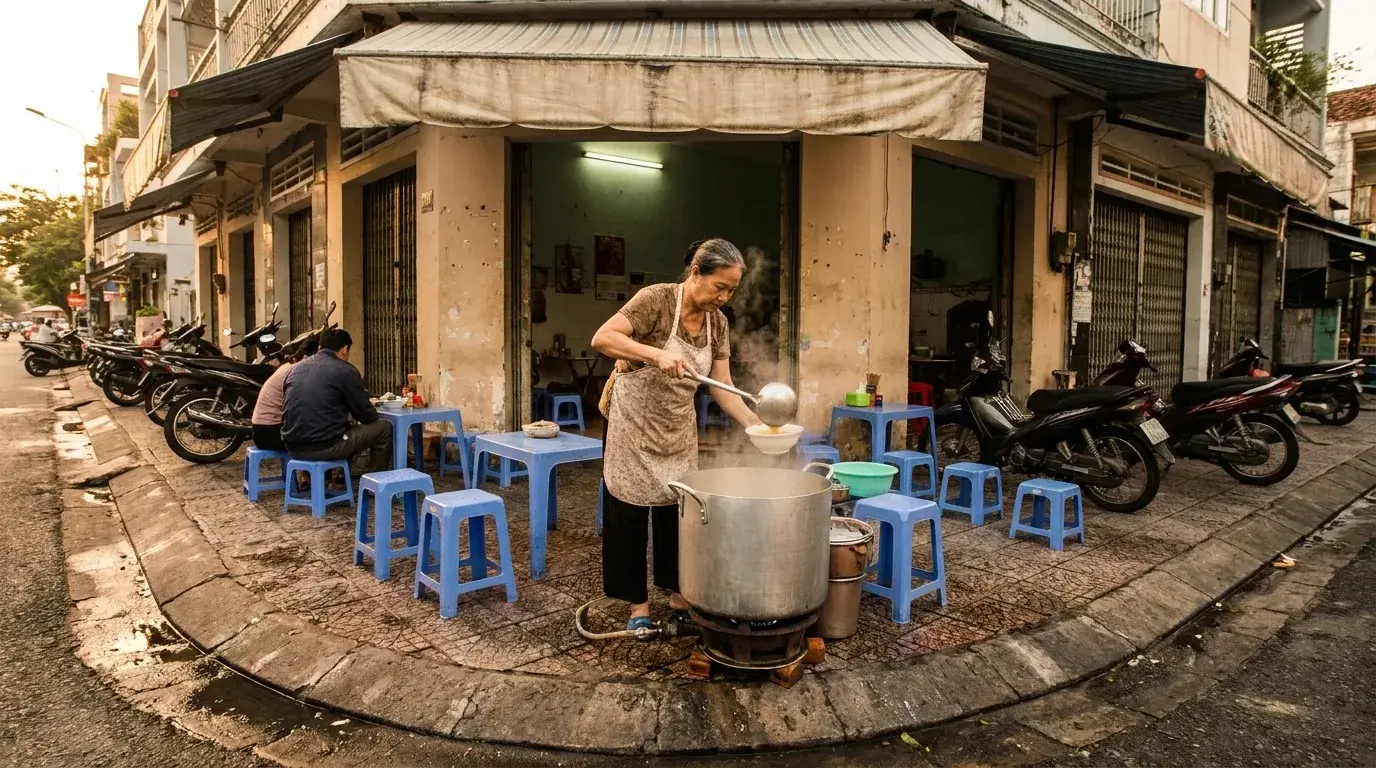Bún Bò Mệ Tý — Một nồi một ngày, hết là nghỉ